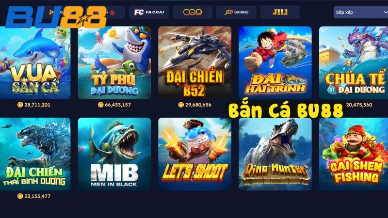 Điểm qua một số tựa game ăn khách tại BU88