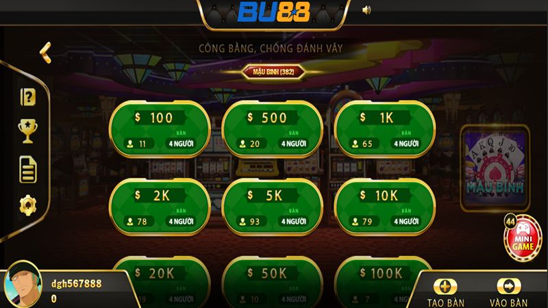 Giới thiệu siêu phẩm game bài BU88
