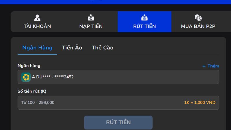 Hướng dẫn rút tiền thưởng từ nhà cái Bu88