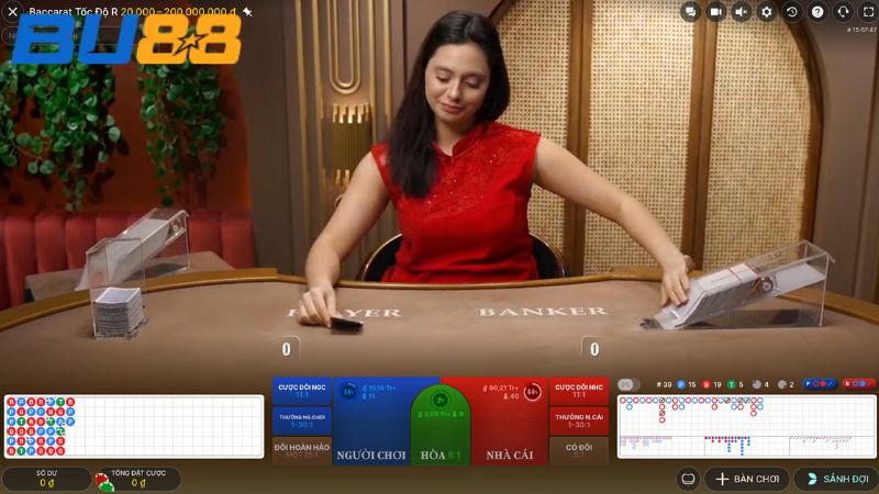 Ưu điểm nổi bật của game bài Baccarat tại Bu88